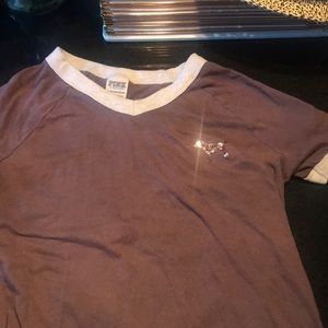 Pink shirt sleeve tee!